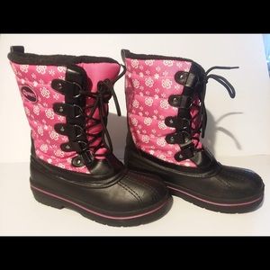 Girls Size 5 Winter Snow Boots